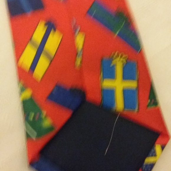 Lot of 2 Christmas Ties Snowman and Christmas tree - Picture 8 of 10